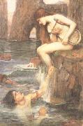 John William Waterhouse The Siren (mk41) USA oil painting artist